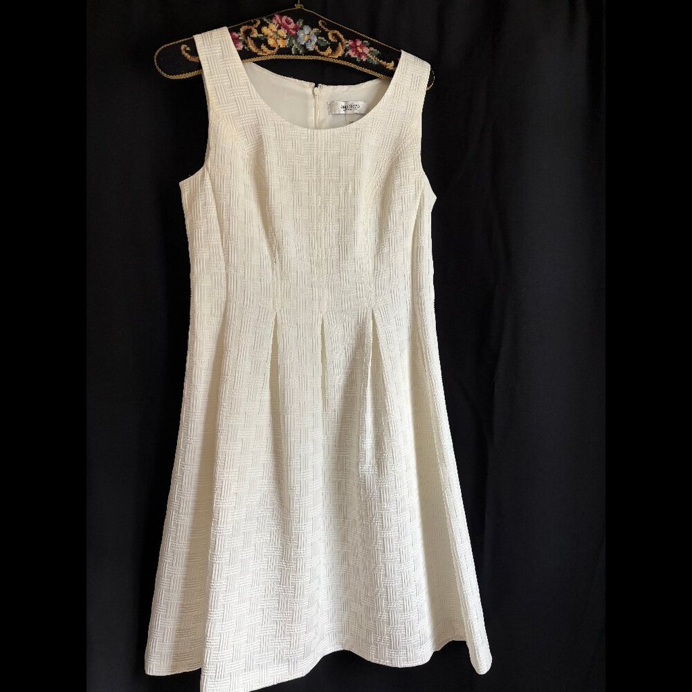 JONES NY SIGNATURE SEPARATES  ivory dress SIZE 8